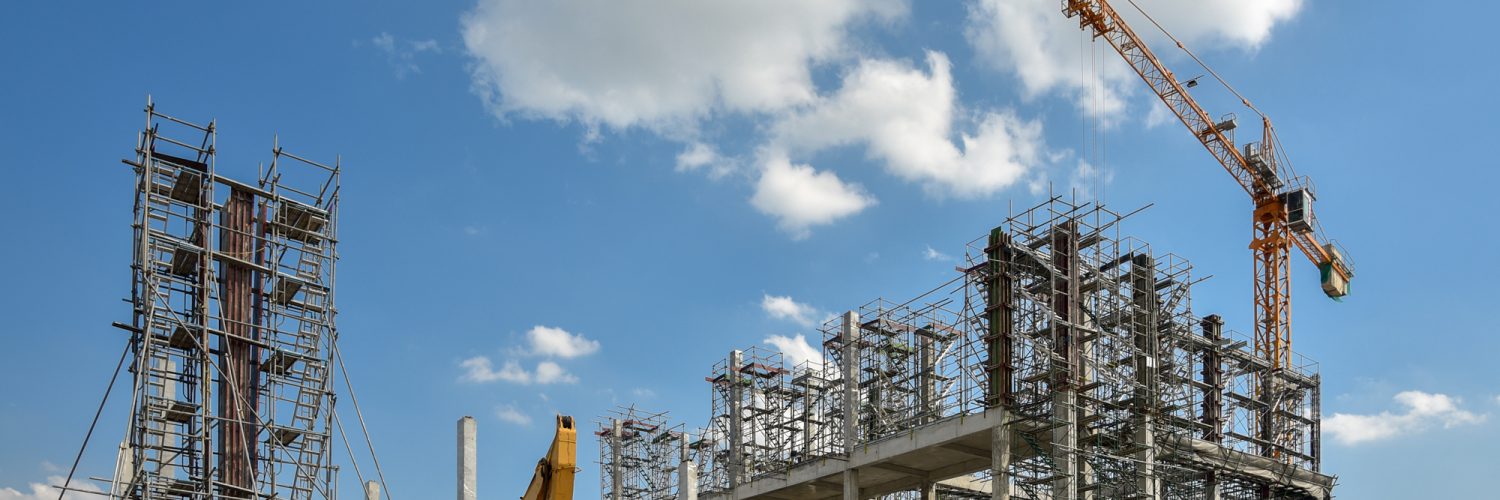 a-new-construction-site-with-tower-crane a-new-construction-site-with-tower-crane
